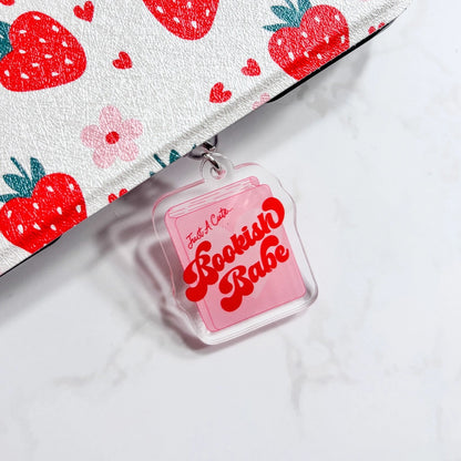 Just A Cute Bookish Babe Kindle Charm