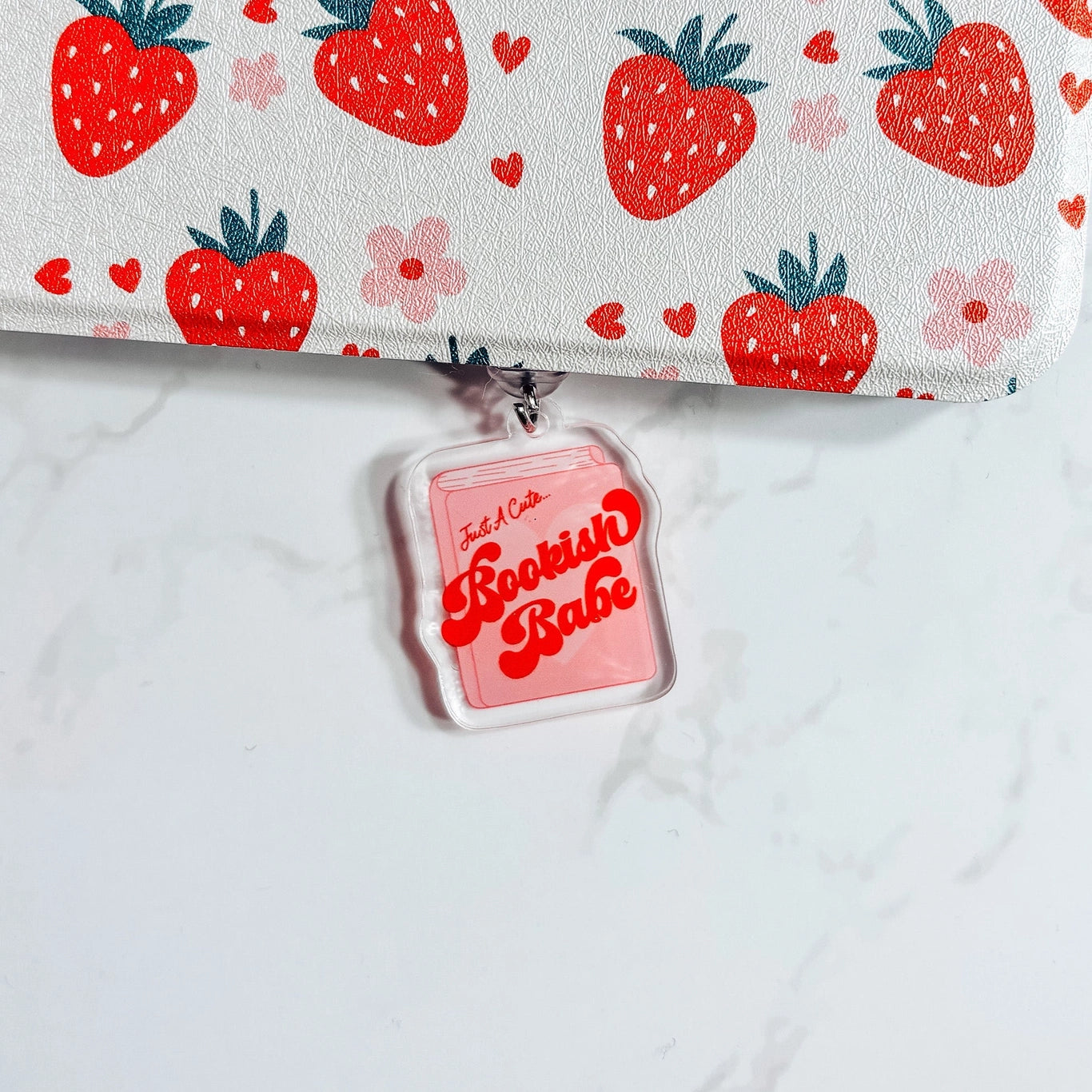 Just A Cute Bookish Babe Kindle Charm