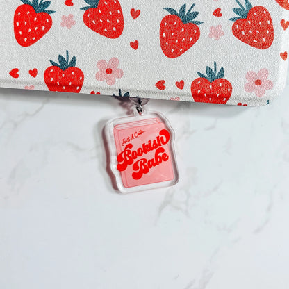 Just A Cute Bookish Babe Kindle Charm