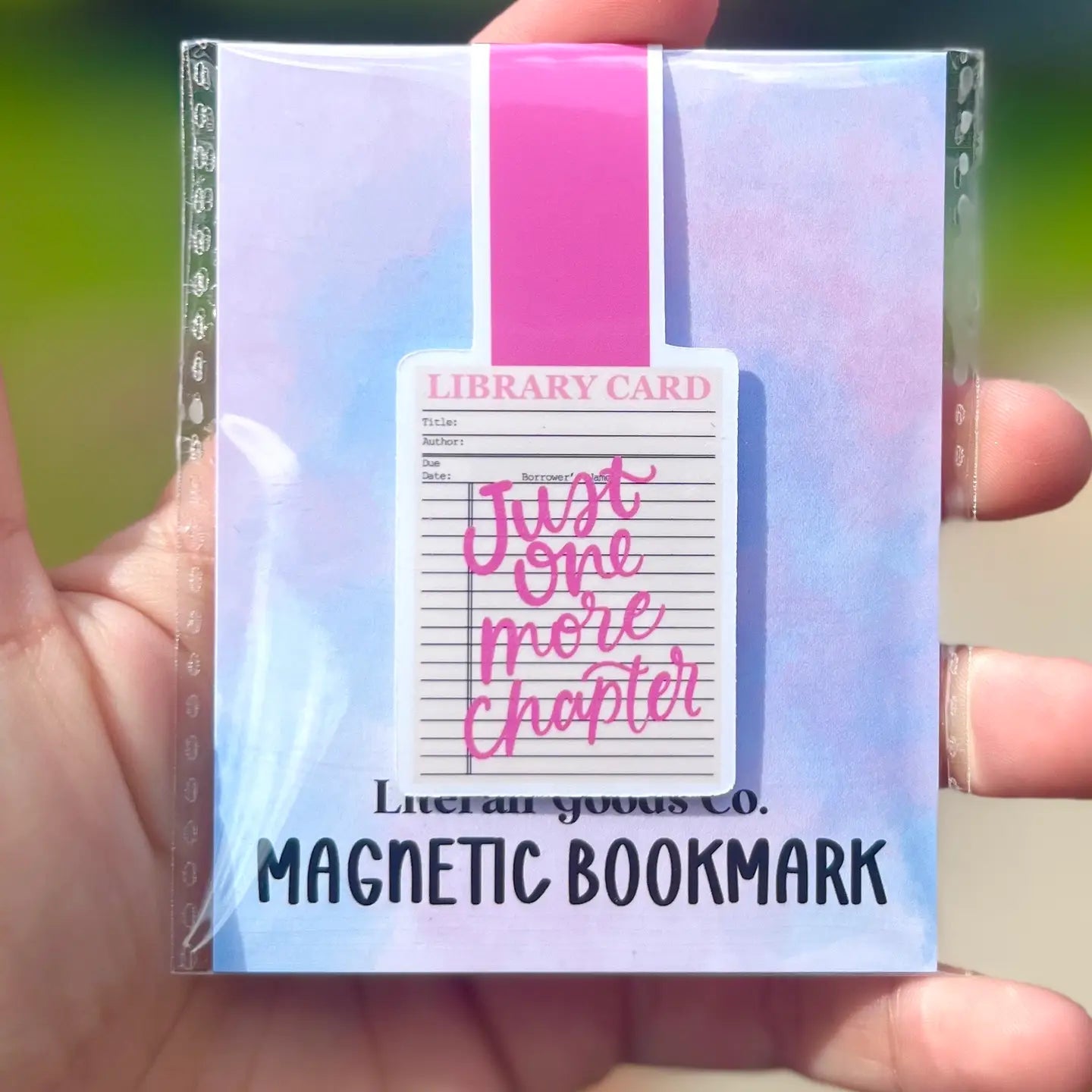 Just One More Chapter Magnetic Bookmark