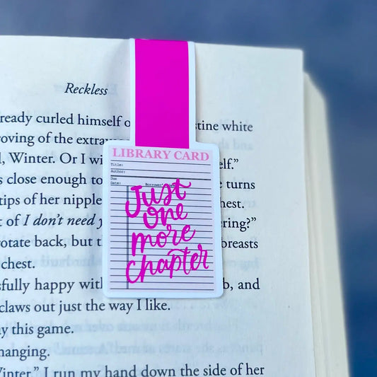 Just One More Chapter Magnetic Bookmark