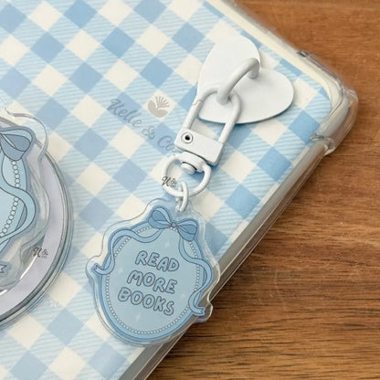 Read More Books Keychain and Charm
