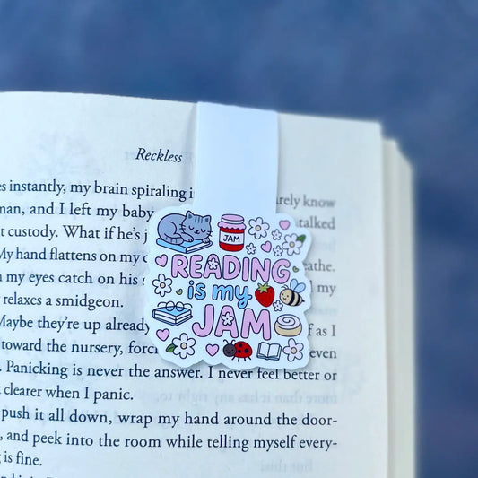 Reading is my Jam Magnetic Bookmark
