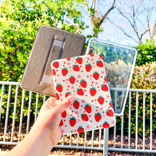 Strawberry Hearts Kindle Case
